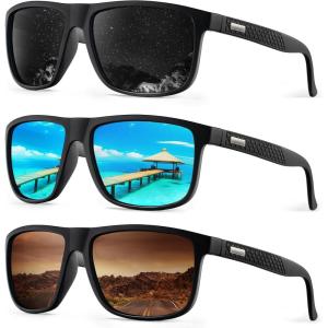 image:imageKALIYADI SunglassesMen PolarizedSunglasses Mens Sun glasses Sun Glasses Polarized UV Protection Unisex Driving Fishing Golf