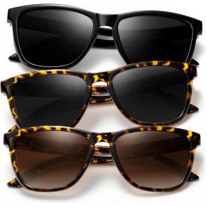 image:imageKALIYADI WomensSunglasses Polarized SunglassesWomens Trendy Retro Sun Glasses with UV Protection for Travel DrivingA10blackBlackGradient Brown