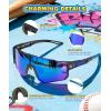 image:imageKALIYADI KidsSunglasses ToddlerSunglasses BoysGirls YouthSportSunGlasses Baseball Running UV400 Protection Age 614