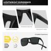 image:imageKALIYADI MensSunglasses Polarized SunGlasses Men Classic Sunglasses for Driving Fishing Golf With UV400 Protection07 BlackIce BlueDark BlueRedBrown