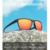 image:imageKALIYADI MensSunglasses Polarized Sunglasses Men Classic Sun Glasses with UV400 Protection for Driving Fishing GolfA07silver