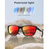 image:imageKALIYADI Polarized Sunglasses Men WomensSunglasses Sun Glasses Lightweight Frame for Driving Fishing UV400 ProtectionA07matte BlackblueIce BluecandyGreen