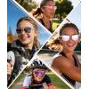 image:imageKALIYADI Polarized Sunglasses Men WomensSunglasses Sun Glasses Lightweight Frame for Driving Fishing UV400 ProtectionA14transparentPinkpinkpurple