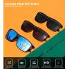 image:imageKALIYADI Polarized Sunglasses for Men and Women Mens Sun Glasses with UV Protection for Driving Fishing Golf 3 Packs3 Pack BlackBrownIce Blue