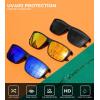 image:imageKALIYADI Polarized Sunglasses for Men and Women Mens Sun Glasses with UV Protection for Driving Fishing Golf 3 Packs3 Pack BlackDark BlueRed