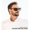 image:imageKALIYADI Polarized Sunglasses for Men and Women Mens Sun Glasses with UV Protection for Driving Fishing Golf 3 Packs3 Pack BlackG15Blackg15