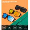image:imageKALIYADI Polarized Sunglasses for Men and Women Mens Sun Glasses with UV Protection for Driving Fishing Golf 3 Packs3 Pack BlackIce BlueRed