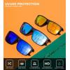 image:imageKALIYADI Polarized Sunglasses for Men and Women Mens Sun Glasses with UV Protection for Driving Fishing Golf 3 Packs3 Pack Ice BlueDark BlueRed
