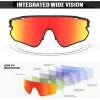 image:imageKALIYADI PolarizedSunglasses Men RunningSunglasses Mens Polarized Sports Sunglasses Womens Cycling Driving FishingC01glossy Blacksky Bluematte Red