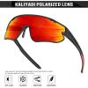image:imageKALIYADI PolarizedSunglasses Men RunningSunglasses Mens Polarized Sports Sunglasses Womens Cycling Driving FishingC01glossy Blacksky Bluematte Red