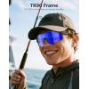 image:imageKALIYADI PolarizedSunglasses Men RunningSunglasses Mens Polarized Sports Sunglasses Womens Cycling Driving FishingD12whiteBlackwhiteDark BluewhiteRed