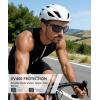 image:imageKALIYADI Sports MensSunglasses Women PolarizedSunglassesMen Sun Glasses with UV400 for Driving Running CyclingB01blackblackblack