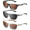 image:imageKALIYADI Polarized Sunglasses Men WomensSunglasses Sun Glasses Lightweight Frame for Driving Fishing UV400 ProtectionA16tortoiseBrowngreybrown