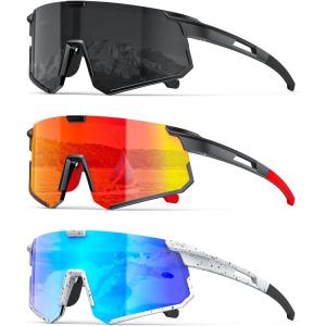 image:imageKALIYADI PolarizedSunglasses Men RunningSunglasses Mens Polarized Sports Sunglasses Womens Cycling Driving FishingA05blackGreyblackRedwhiteIce Blue