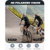 image:imageKALIYADI MensSunglasses Polarized SunglassesMen Sports Sport Sun Glasses for Running Cycling Fishing with UV ProtectionA04blackRed