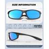 image:imageKALIYADI MensSunglasses Polarized SunglassesMen Sports Sport Sun Glasses for Running Cycling Fishing with UV ProtectionB07blackIce BlueBrown