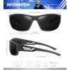 image:imageKALIYADI SunglassesMen Polarized Sports Sunglasses Mens Sun glasses Polarized UV400 Protection Running Cycling OutdoorA01blackBlackBlack