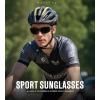 image:imageKALIYADI SunglassesMen Polarized Sports Sunglasses Mens Sun glasses Polarized UV400 Protection Running Cycling OutdoorA02blackIce BlueRed