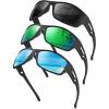 image:imageKALIYADI SunglassesMen Polarized Sports Sunglasses Mens Sun glasses Polarized UV400 Protection Running Cycling OutdoorA07blackIce BlueGreen