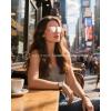 image:imageKALIYADI WomensSunglasses Polarized Sunglasses Womens Retro Trendy Sun Glasses with UV400 Protection for Travel DrivingX02leopard Frame Brown