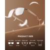image:imageKALIYADI WomensSunglasses Polarized Sunglasses Womens Retro Trendy Sun Glasses with UV400 Protection for Travel DrivingZ12  Jet  Diaphanous Umber  Roseate