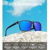 image:imageKALIYADI Sunglasses for Mens PolarizedSunglasses Men Sun Glasses with UV400 Protection for Driving Fishing GolfA06dark Blue