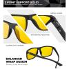image:imageKALIYADI Sunglasses for Mens PolarizedSunglasses Men Sun Glasses with UV400 Protection for Driving Fishing GolfA09night Vision