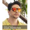 image:imageKALIYADI Sunglasses for Mens PolarizedSunglasses Men Sun Glasses with UV400 Protection for Driving Fishing GolfB02matte Black