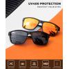 image:imageKALIYADI Sunglasses for Mens PolarizedSunglasses Men Sun Glasses with UV400 Protection for Driving Fishing GolfB02matte Black