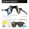 image:imageKALIYADI Sunglasses for Mens PolarizedSunglasses Men Sun Glasses with UV400 Protection for Driving Fishing GolfB09ice Blue  Light Red