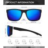 image:imageKALIYADI Sunglasses for Mens PolarizedSunglasses Men Sun Glasses with UV400 Protection for Driving Fishing GolfB14ice Blue  Dark Blue