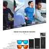 image:imageKALIYADI Sunglasses for Mens PolarizedSunglasses Men Sun Glasses with UV400 Protection for Driving Fishing GolfB16sky Blue  Red
