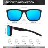 image:imageKALIYADI Sunglasses for Mens PolarizedSunglasses Men Sun Glasses with UV400 Protection for Driving Fishing GolfB17sky Blue  Silver