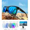 image:imageKALIYADI Sunglasses for Mens PolarizedSunglasses Men Sun Glasses with UV400 Protection for Driving Fishing GolfB18grey  Silver