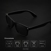 image:imageKALIYADI Sunglasses Men Polarized for Mens and Womens Unisex Sun Glasses for Driving UV ProtectionB013 Pack Black Frame Black Lens