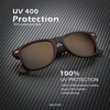 image:imageKALIYADI Sunglasses Men Polarized for Mens and Womens Unisex Sun Glasses for Driving UV ProtectionB083 Pack G15TortoiseBrown