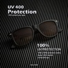 image:imageKALIYADI Sunglasses Men Polarized for Mens and Womens Unisex Sun Glasses for Driving UV ProtectionB113 Pack BlackG15Gradient Brown