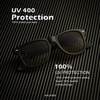 image:imageKALIYADI Sunglasses Men Polarized for Mens and Womens Unisex Sun Glasses for Driving UV ProtectionB133 Pack BlackG15Gradient Green