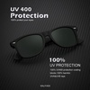 image:imageKALIYADI Sunglasses Men Polarized for Mens and Womens Unisex Sun Glasses for Driving UV ProtectionB133 Pack BlackG15Gradient Green