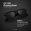 image:imageKALIYADI Sunglasses Men Polarized for Mens and Womens Unisex Sun Glasses for Driving UV ProtectionB153 Pack BlackDark BlueDark Red