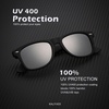 image:imageKALIYADI Sunglasses Men Polarized for Mens and Womens Unisex Sun Glasses for Driving UV ProtectionC012 Pack Matte BlackSilver