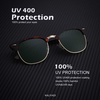 image:imageKALIYADI Sunglasses Men Polarized for Mens and Womens Unisex Sun Glasses for Driving UV ProtectionD02 2 Pack Matte Black Frame Black Lens  Matte Tortoise Frame G15 Lens