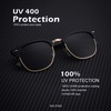 image:imageKALIYADI Sunglasses Men Polarized for Mens and Womens Unisex Sun Glasses for Driving UV ProtectionD03 2 Pack BlackBlue