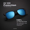 image:imageKALIYADI Sunglasses Men Polarized for Mens and Womens Unisex Sun Glasses for Driving UV ProtectionF03blackIce BlueDark BlueRed