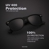 image:imageKALIYADI Sunglasses Men Polarized for Mens and Womens Unisex Sun Glasses for Driving UV ProtectionF05blackIce BlueDark BlueSilver
