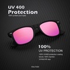 image:imageKALIYADI Sunglasses Men Polarized for Mens and Womens Unisex Sun Glasses for Driving UV ProtectionF07blackDark BluePinkPurple