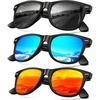 B02-(3 Pack) Glossy Black Frame Black / Blue / Orange
