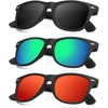B14-(3 Pack) Black/Green/Dark Red