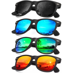 image:imageKALIYADI Sunglasses Men Polarized for Mens and Womens Unisex Sun Glasses for Driving UV ProtectionF04blackIce BlueRedGreen