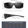 image:imageKALIYADI Polarized SunglassesMen Women FitOverGlasses Wrap Around Womens Sunglasses with UV400 for Driving Fishing GolfA02black